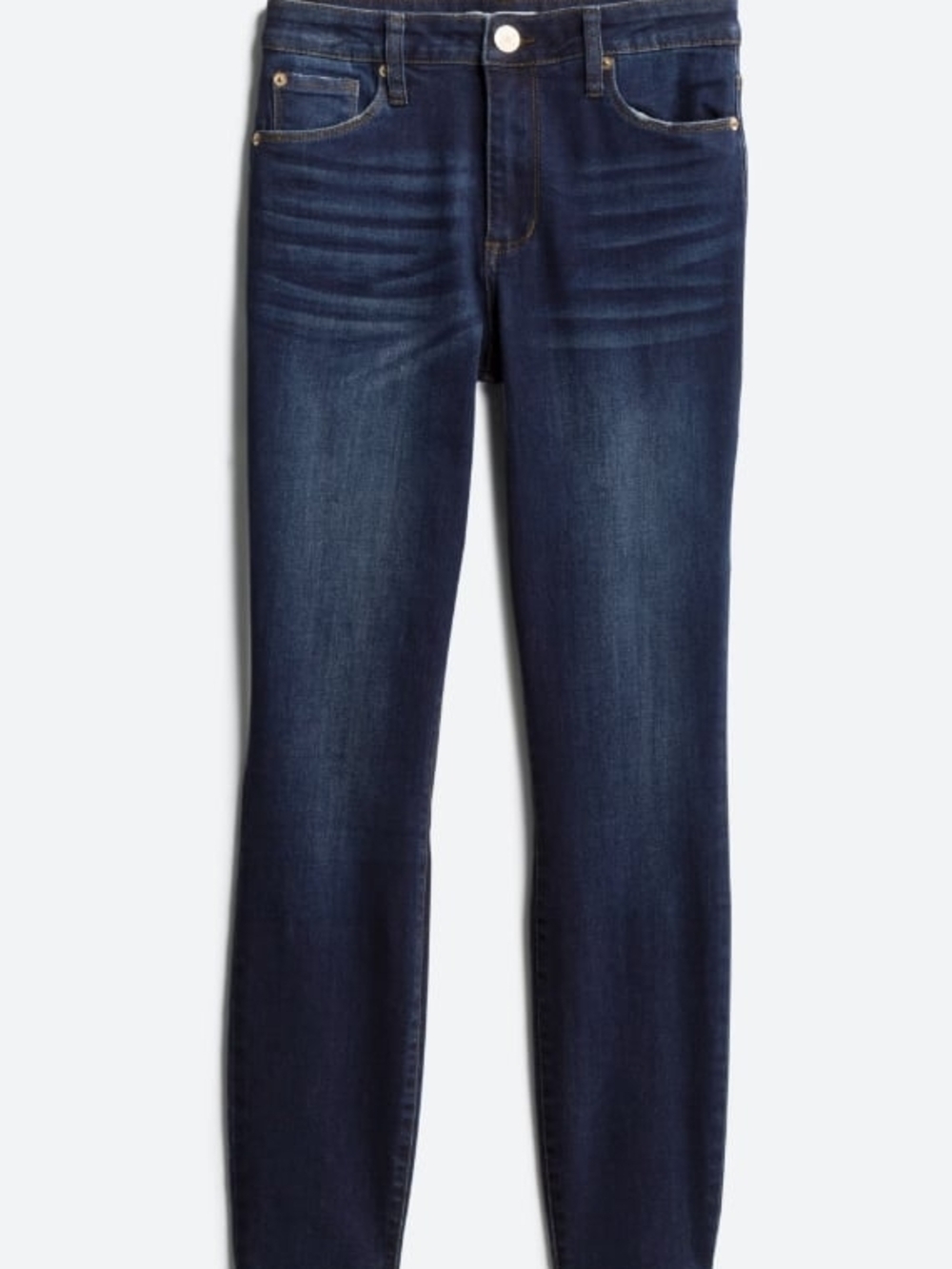 Dark Blue Women's Slim Straight Jeans